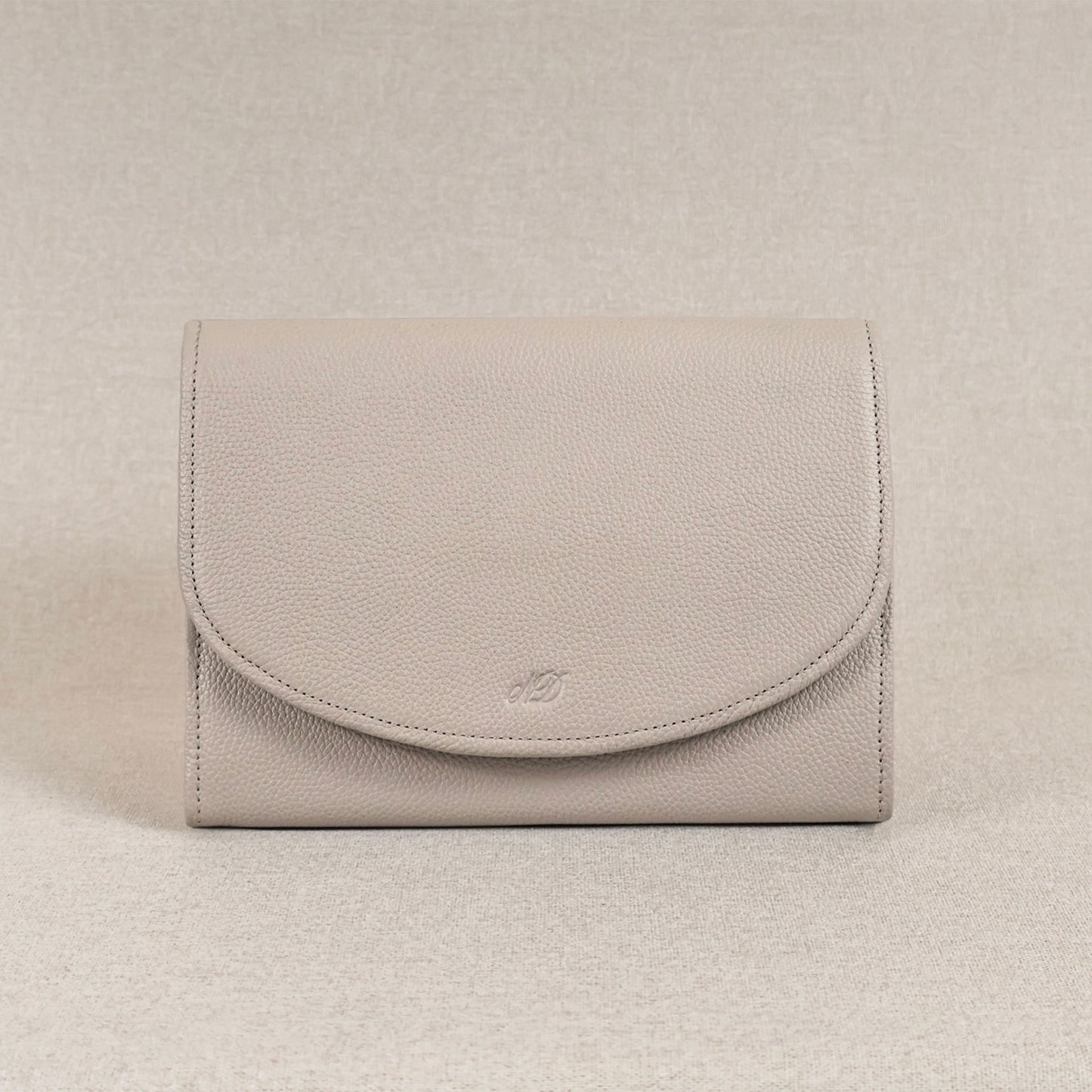 Leather Jewelry Organizer Beige Color