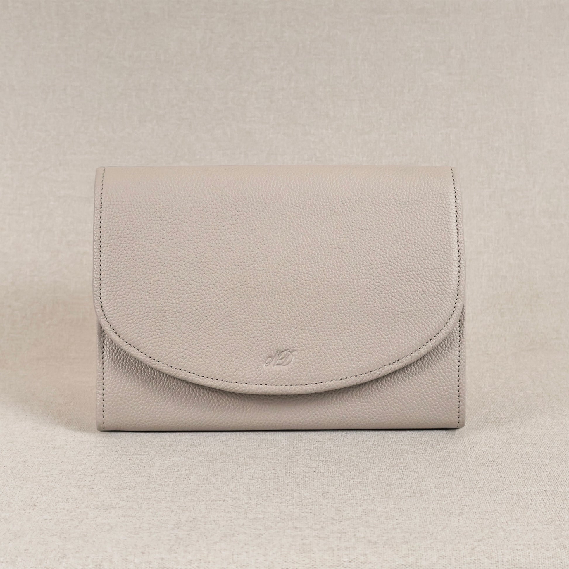 Leather Jewelry Organizer Beige Color