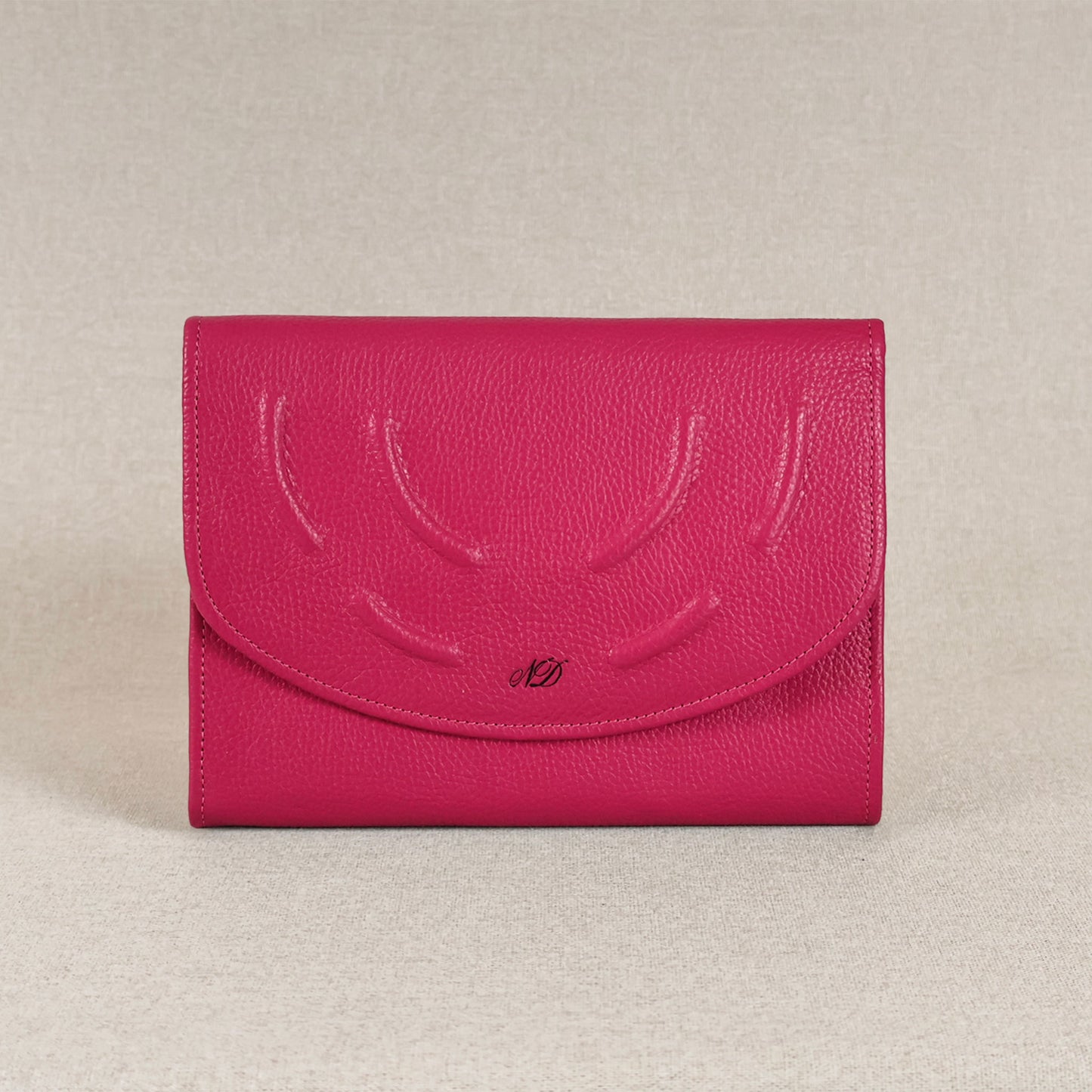 Leather Jewelry Organizer Pink Color